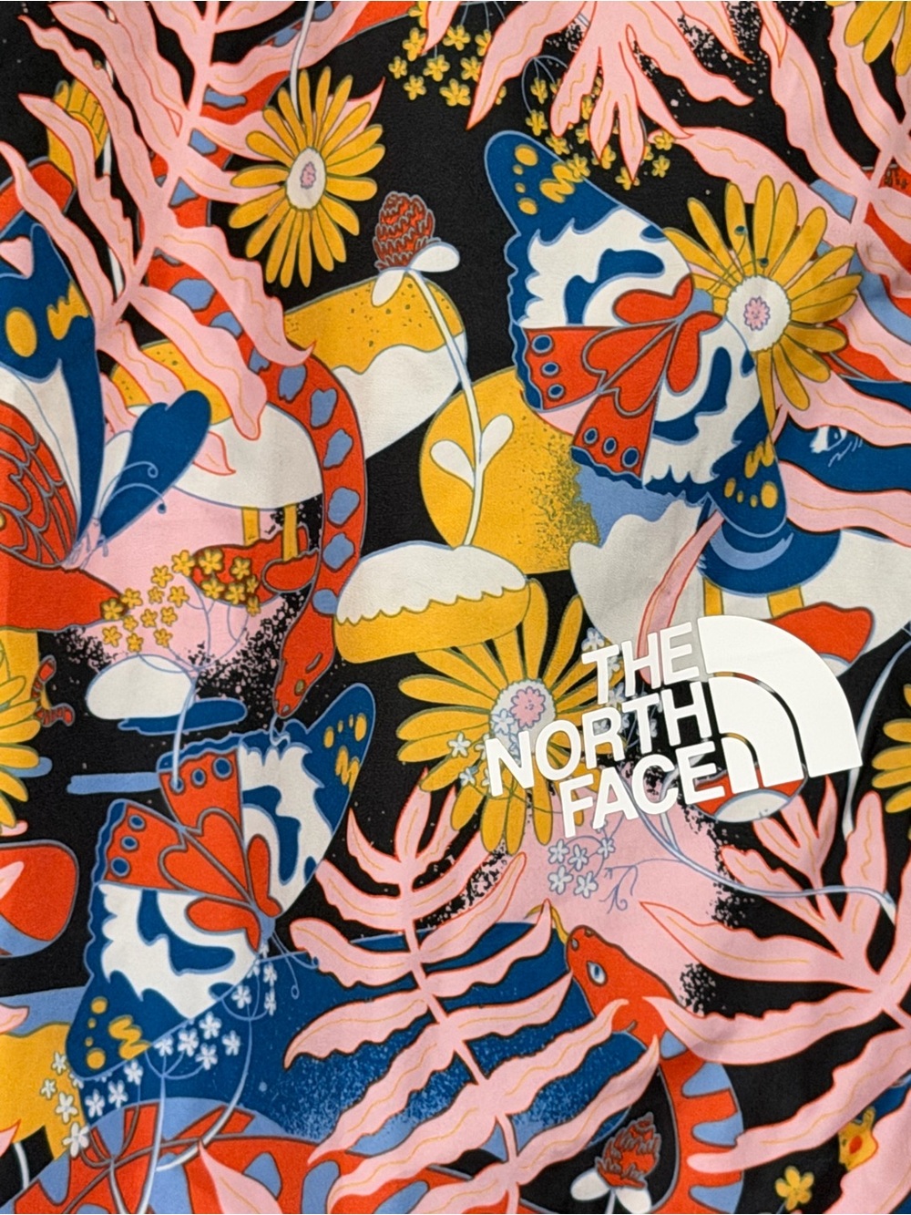The North Face Hydrenaline 2000 Floral Mushroom Windwall Jogger Pants Small - Picture 3 of 12